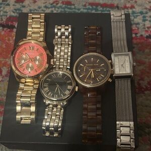 Fossil, Michael Kors, Kenneth Cole, and Anne Klein Watch Bundle